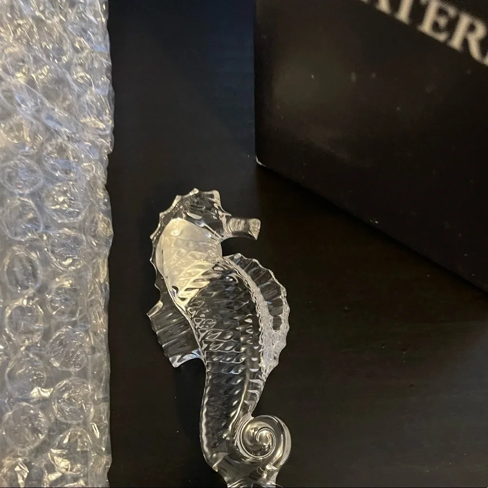 Waterford SEAHORSE wine bottle stopper